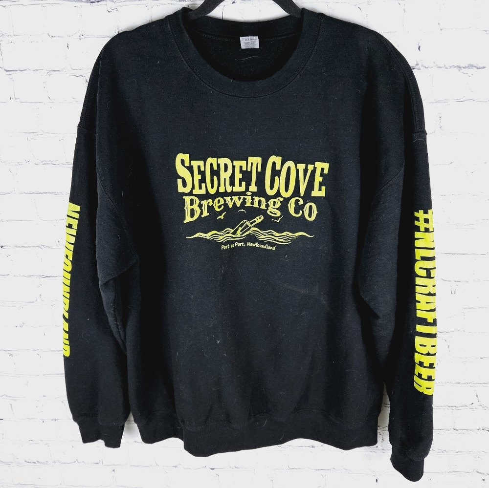 GILDAN | "Secret Cove Brewing Co." heavyweight craft beer crewneck sweatshirt